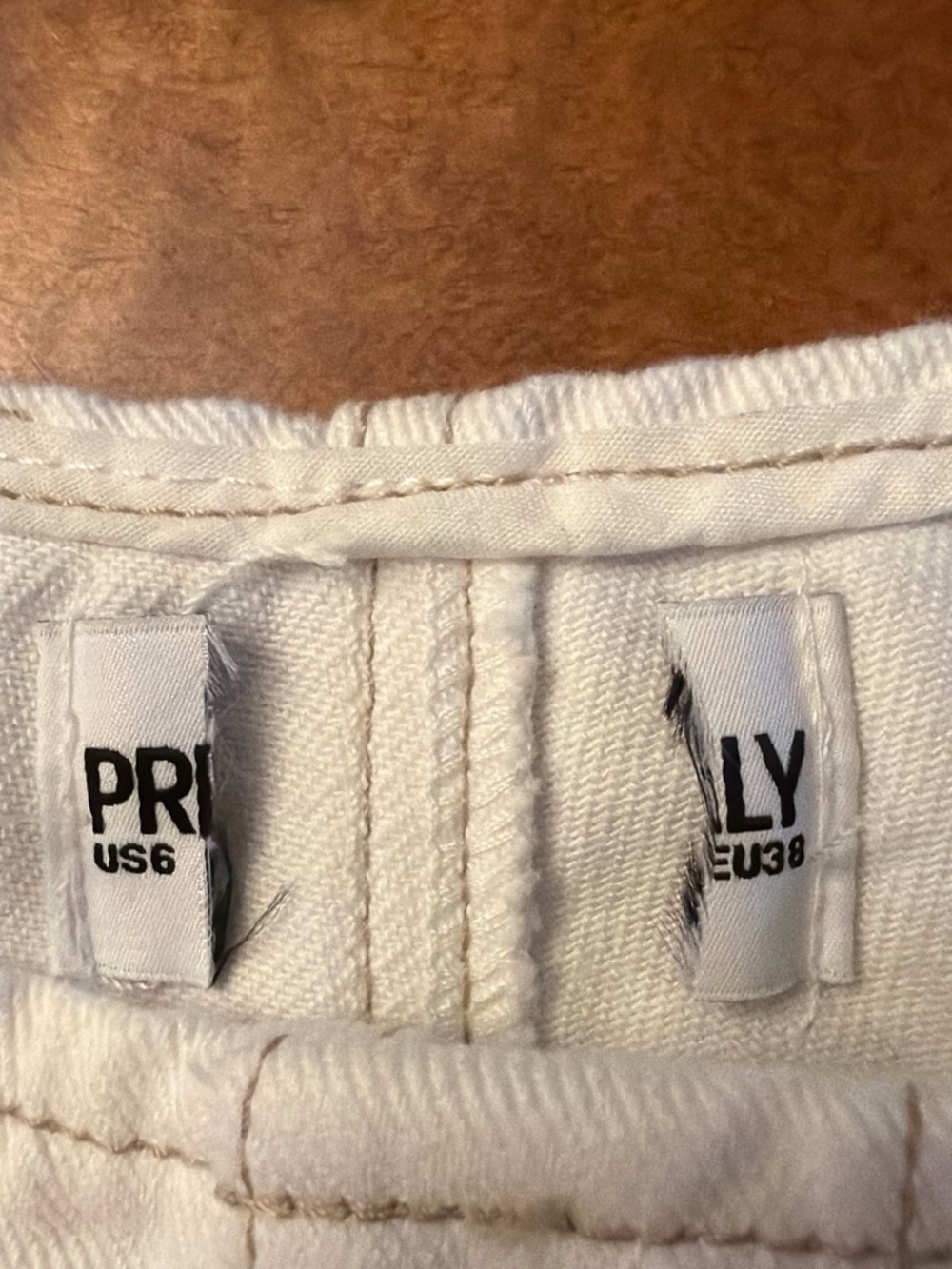 Princess Polly Buenos No Waist Low Rise Straight Leg Jeans in White - Picture 6 of 8